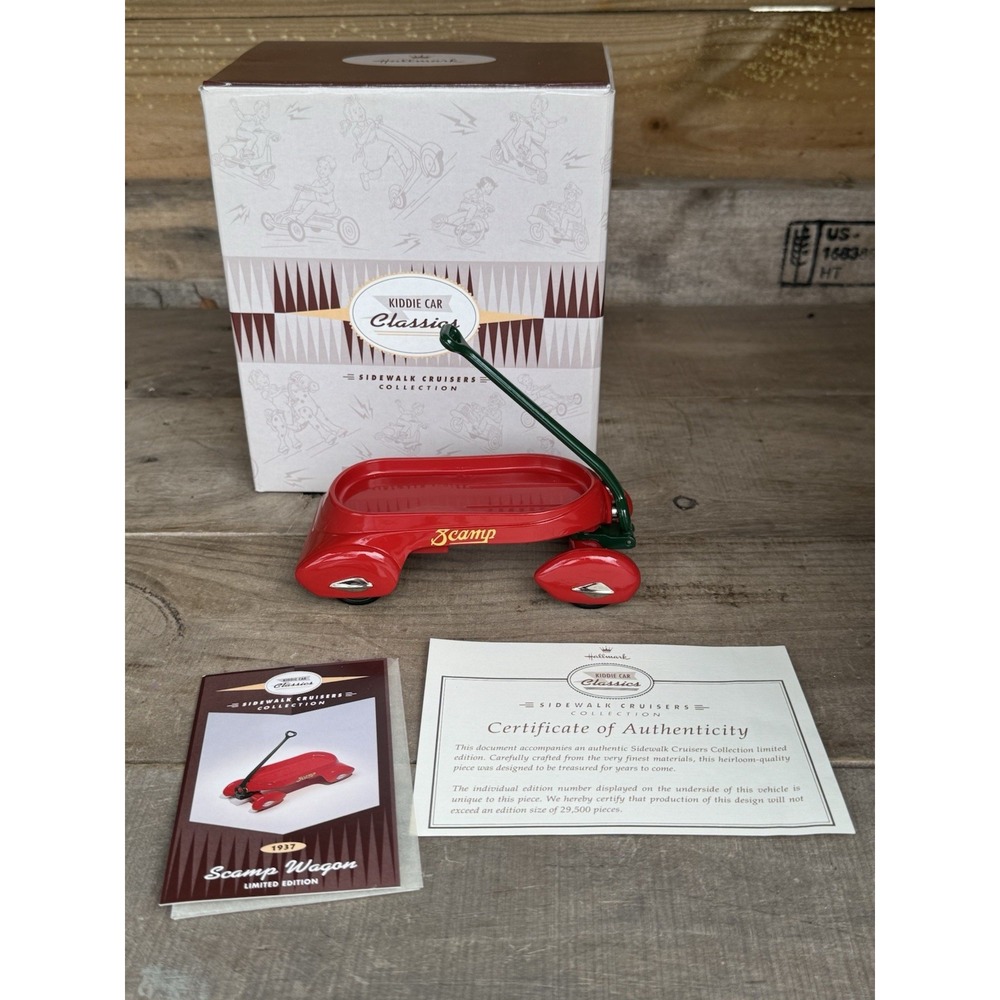 Hallmark Kiddie Car Classics 1937‎ Scamp Wagon Sidewalk Cruisers Limited Edition